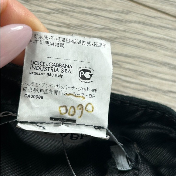 Dolce & Gabbana Black Suede Crew Neck Knee Length Dress - Picture 9 of 13